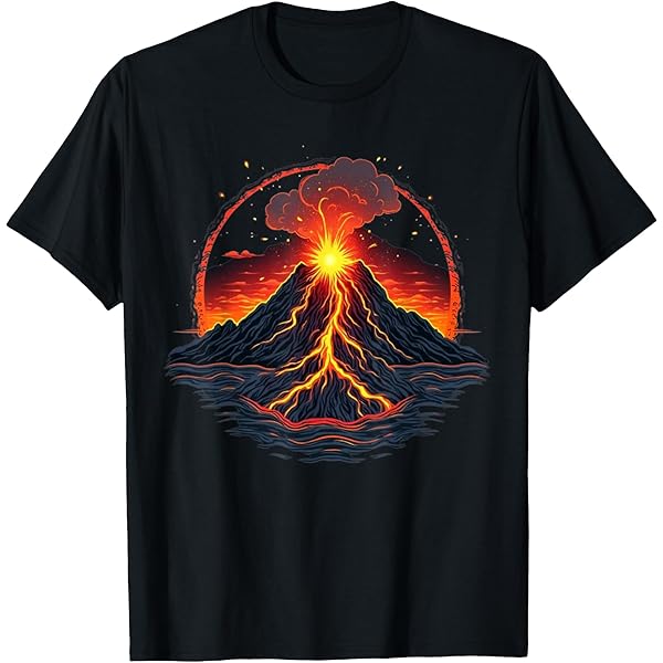 Amazon.com: Volcano Lava Lover Fire Volcanology Magma T-Shirt